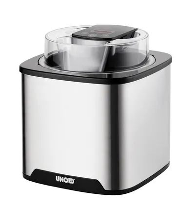 Unold Eismaschine Gelato 48855, 1,5 l, 12 W, Sahneeis in ca. 30 min 1,5L