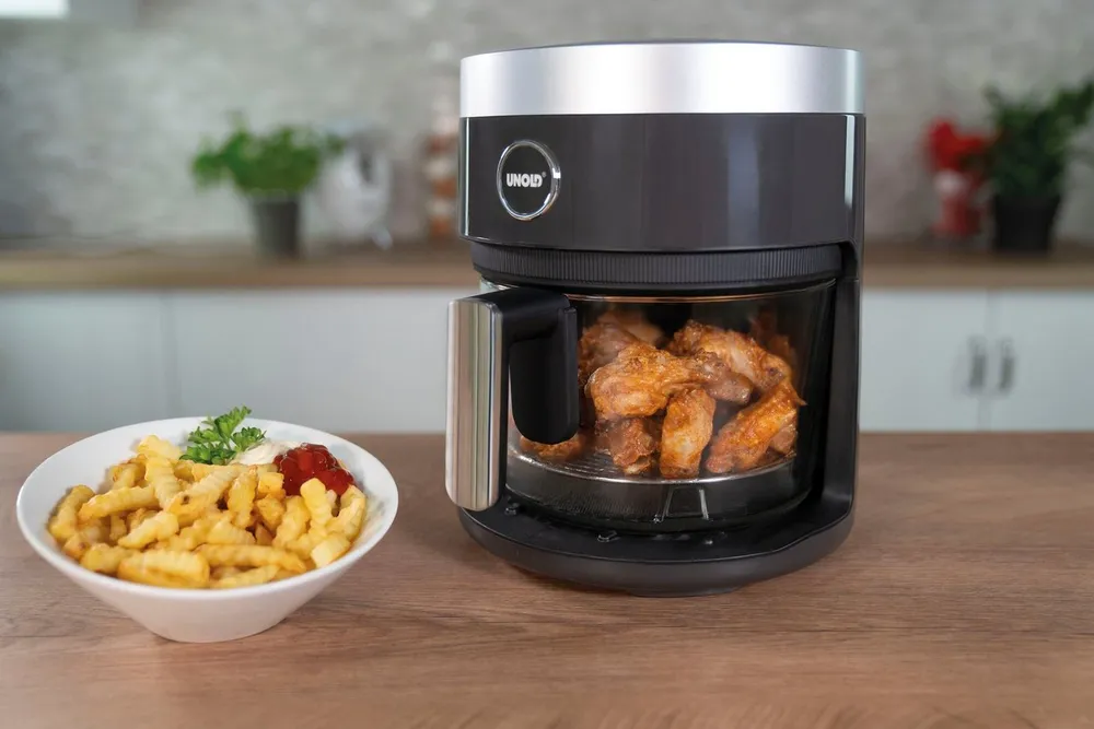 Unold Heißluftfritteuse GLAS 58695, 1200 W