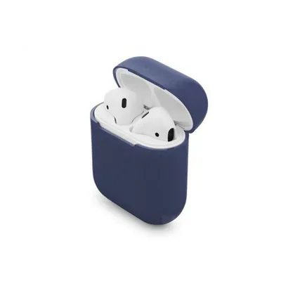 Unotec Blaue Silikon-Schutzhülle für AirPods