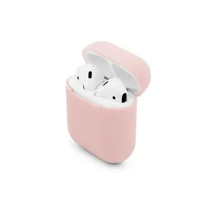 Unotec Rosa Silikon-Schutzhülle für AirPods