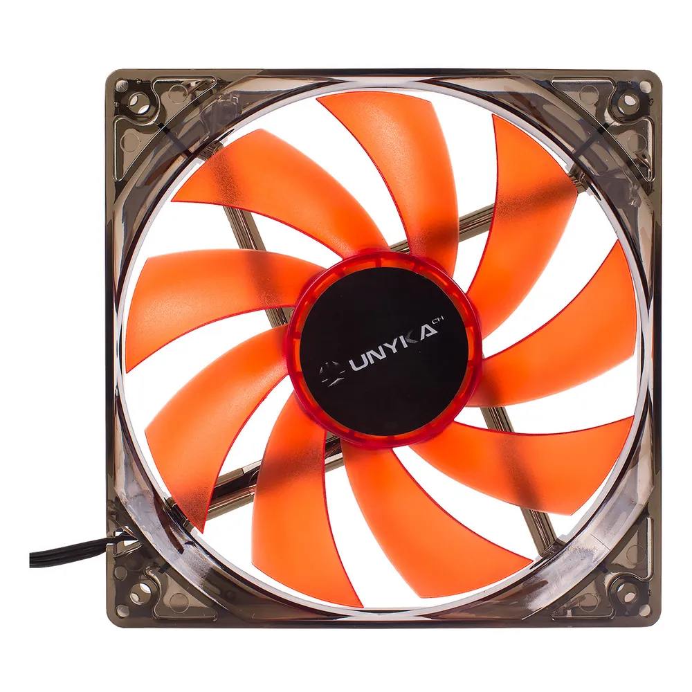 Unykach Lüfter 120x120mm LED Rot