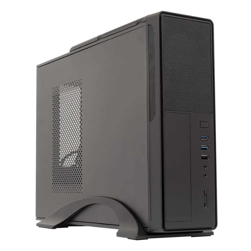 UNYKAch UK2010 Micro ATX USB 3.0 PC-Gehäuse Schwarz + 300 W Netzteil