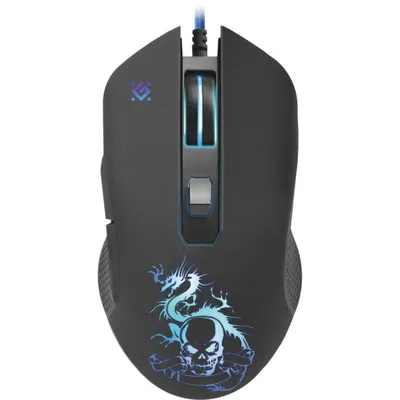 Maus UNYKAch Defender GM-090L USB Typ-A 3200 DPI Schwarz Gaming