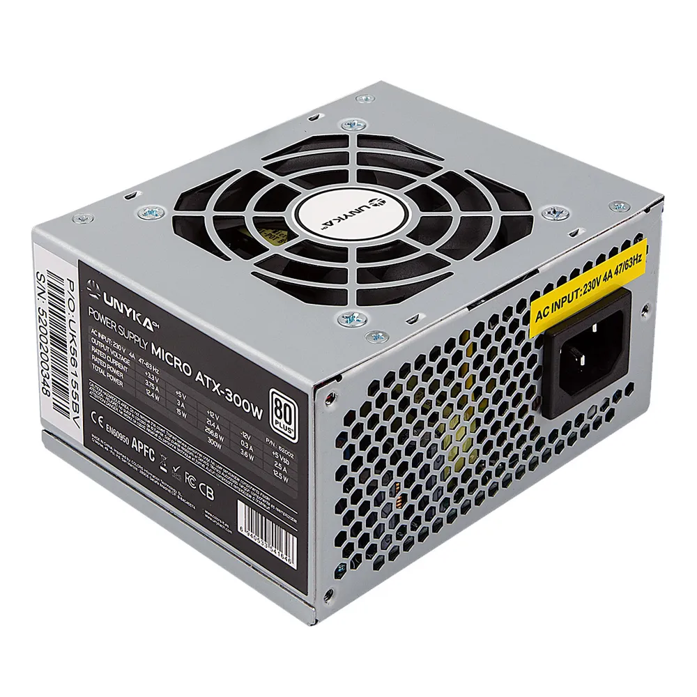 UNYKAch SFX 300W 85% effizientes Netzteil