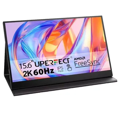 Monitor Uperfect 15.6" 2K 60Hz IPS Touch FreeSync Entspiegelt 10-Punkt