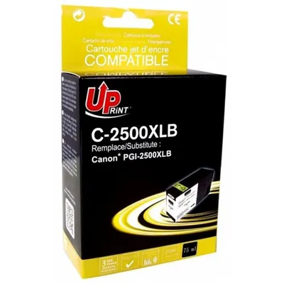 UPrint CJ2500XLBUP Schwarze Tintenpatrone für Canon MAXIFY 75 ml