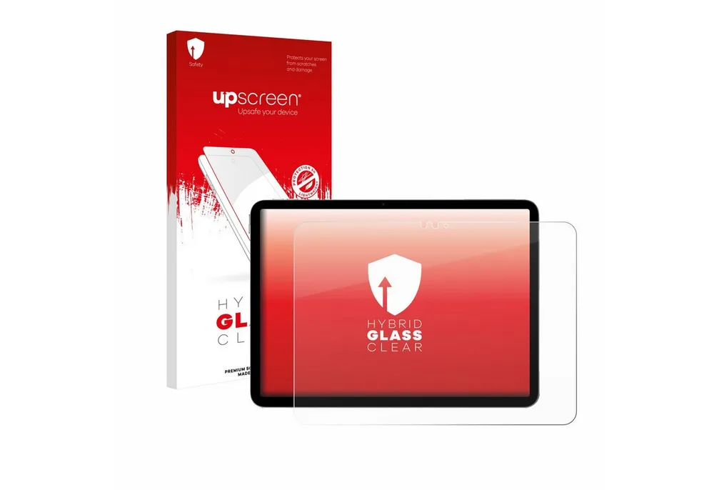 upscreen Displayschutzglas Folie für Apple iPad Air 11" M4 2026, Schutzfolie Glas Panzer Display Schutz klar