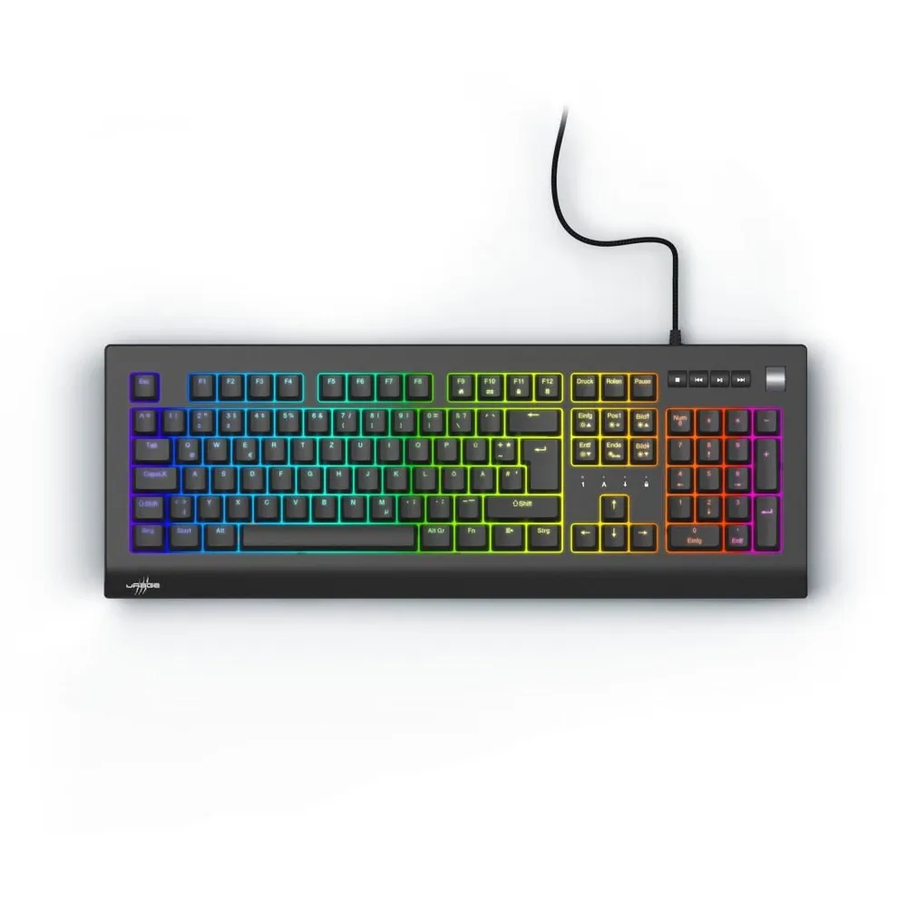 "Gaming-Keyboard ""Exodus 600 Mechanical"", Rote Switches, Schwarz, QWERTZ DE (00217832)"