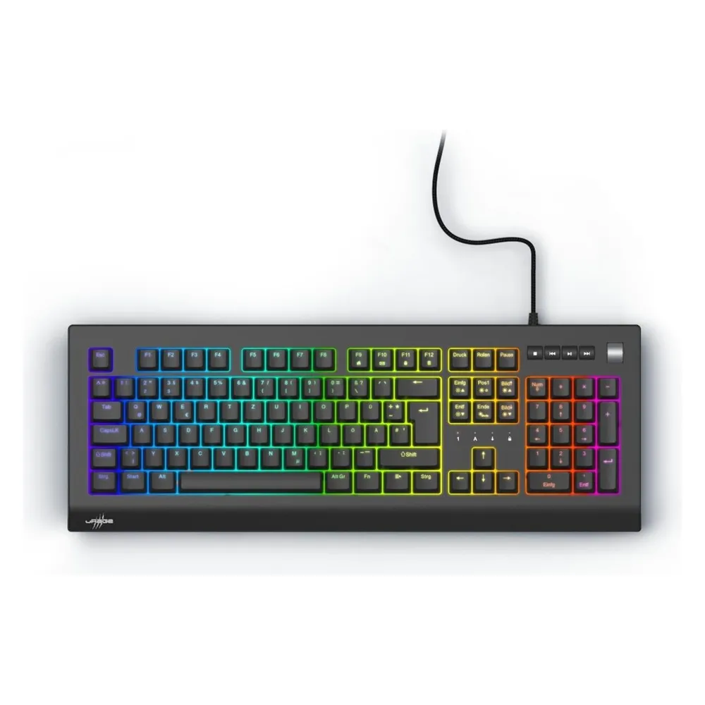 Gaming-Keyboard "Exodus 600 Mechanical", Rote Switches, Schwarz, QWERTZ DE