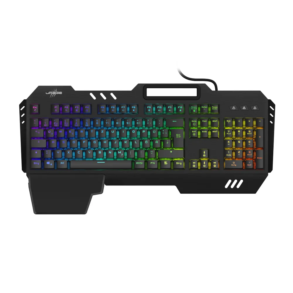 "Gaming-Keyboard ""Exodus 800 Mechanical"", Blaue Switches, Schwarz, QWERTZ DE (00217824)"