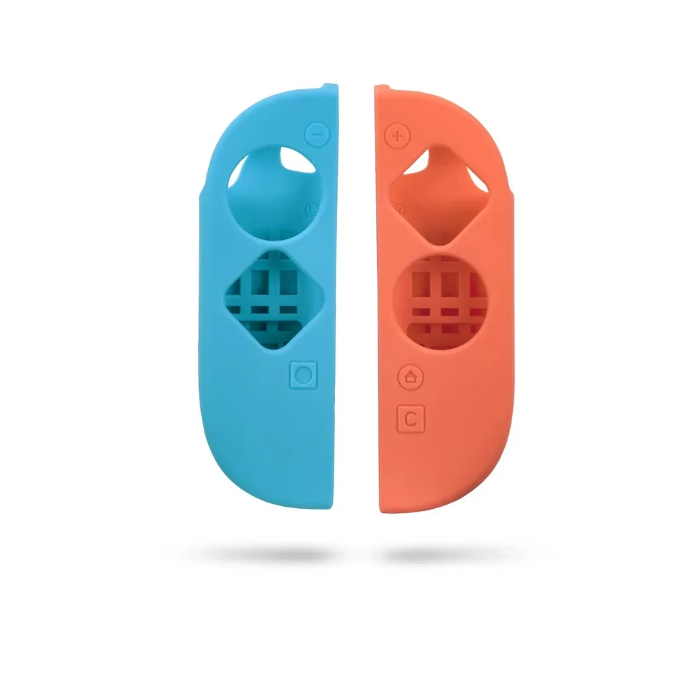 Schutzhüllen für Nintendo Switch 2 Joy-Con, f. links u. rechts, Rot/Blau (00115538)