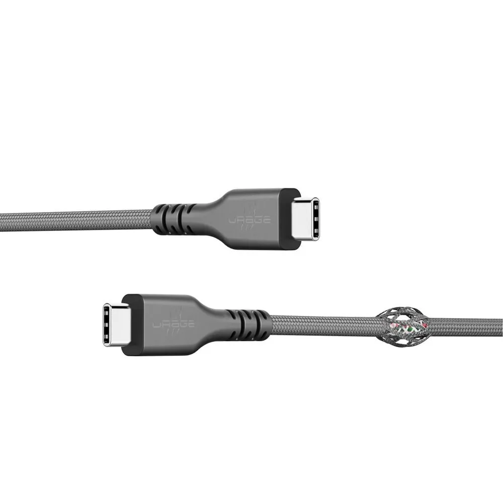 USB-C-Kabel, uFlex, USB-C-Stecker - USB-C Stecker, Mesh, 3 m, Schwarz (00219821)