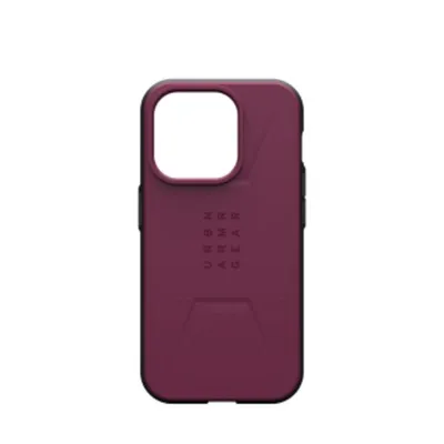 Handyhülle UAG Civilian Magsafe Bordeaux für iPhone 15 Pro 6,1"