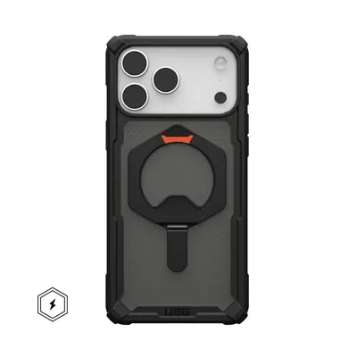 Funda para móvil Urban Armor Gear Cover TPU Schwarz Orange Stoßfest MagSafe für iPhone 17 Pro Max
