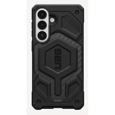 Funda para móvil Urban Armor Gear Monarch Pro Hartschale Carbon Graphit Schwarz für Galaxy S26 Plus