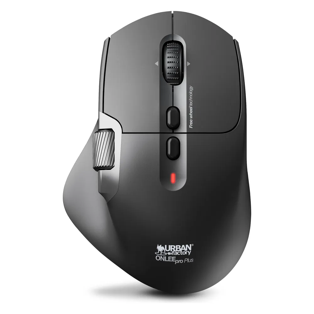 Ratón Urban Factory ONLEE PRO Plus Bluetooth 7200 DPI Schwarz 10 Tasten Beleuchtung