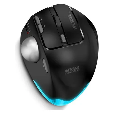 Urban Factory Bluetooth And 2.4ghz Ergonomic Trackball With Adjustable Tilt