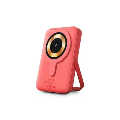 Externe Batterie Urban Factory Magnee Power 10000 mAh Kabelloser Ladeadapter Coral