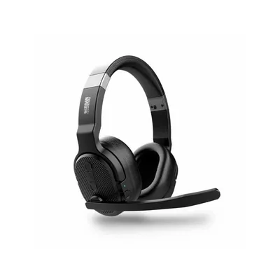 Urban Factory MOVEE COMFORT kabellose Bluetooth Gaming Kopfhörer mit aktiver Geräuschunterdrückung Schwarz