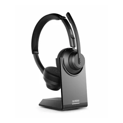 Urban Factory MOVEE PRO kabellose Bluetooth Gaming Kopfhörer mit Geräuschunterdrückung Schwarz