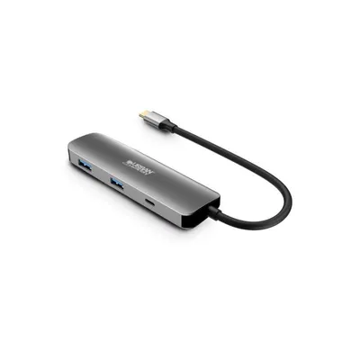 Hub URBAN FACTORY 4 Ports 5 Gbit/s MHC40UF USB-C 100W HDMI Sideral Grey