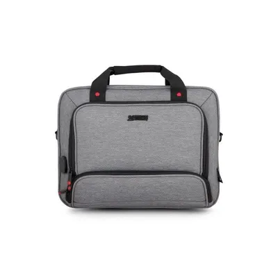 Aktentasche Urban Factory Mixee für Laptop 15,6" grau rosa mit USB-Port