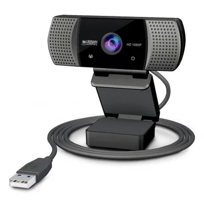 Webcam Urban Factory WHD20UF-V2 Full HD 1080p 2 MP USB Schwarz