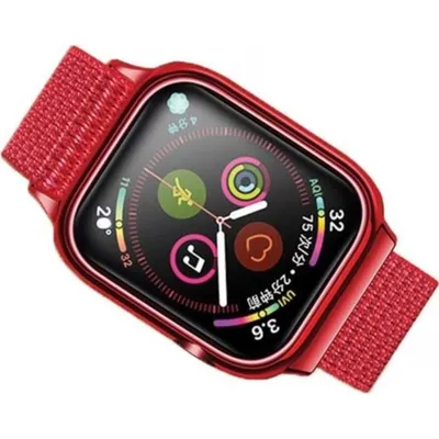 Armband Usams für Apple Watch Nylon Rot TPU
