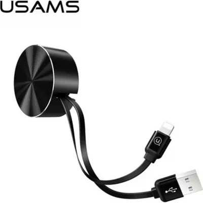 Usams Lightning auf USB-A Kabel 1 m Schwarz