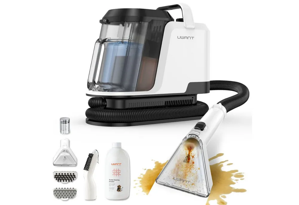 UWANT Teppichreinigungsgerät Uwant Y100 Polsterreiniger Gerät Waschsauger, 600 W, 18000pa Saugkraft,Selbstreinigung
