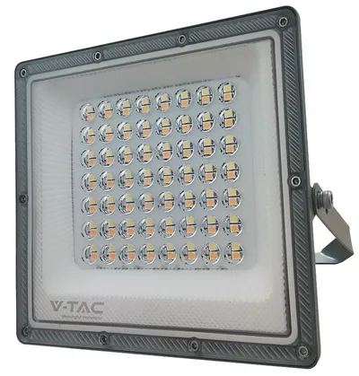V-TAC LED-Fluter, VT-44050, EEK: F, 50 W, 5000 lm, CCT, IP65, grau