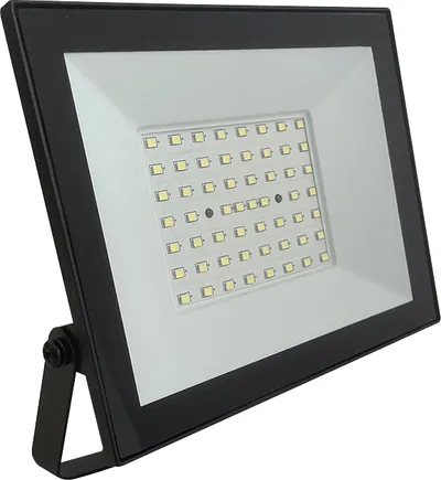 V-TAC LED-Fluter, VT-44054, 50 W, 6500K, EEK: F, 4000 lm, kaltweiß, IP65, schwarz