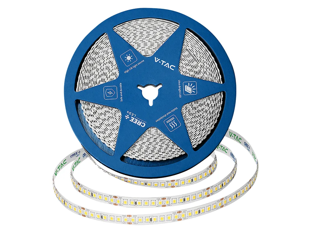 V-TAC LED-Strip VT-2125966, 120W, EEK: F, 13800lm, 3000K, 120°, 24V, 10m