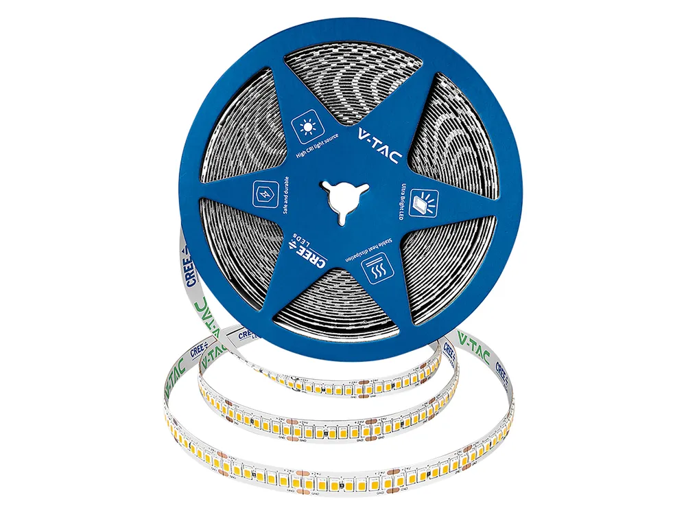 V-TAC LED-Strip VT-2125996, 180W, EEK: F, 19500lm, 3000K, 120°, 24V, 10m