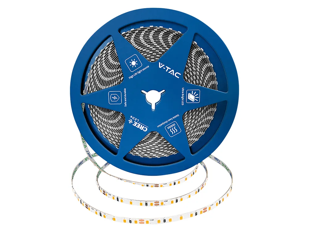 V-TAC LED-Strip, VT-240806, 80W, 3000K, EEK: F, 7600lm, 24V, 10m