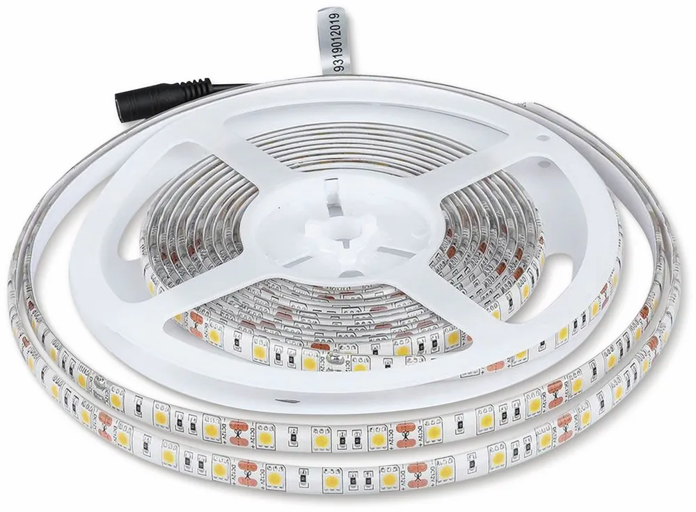 V-TAC LED-Strip VT-5050, 300 LEDs, 5 m, 12V, IP 65, 4000 K