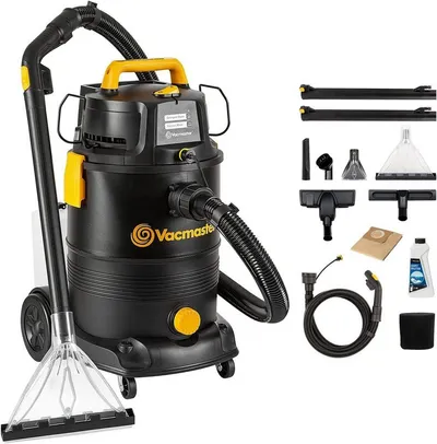 Vacmaster Nass-Trocken-Sauger 3-in-1 Waschsauger, Nass Trockensauger mit Dual-Tank-Design, 1300 W, mit Staubbeute, Bodenreiniger Für Hartböden Teppiche,Teppich-Reinigungsmaschine