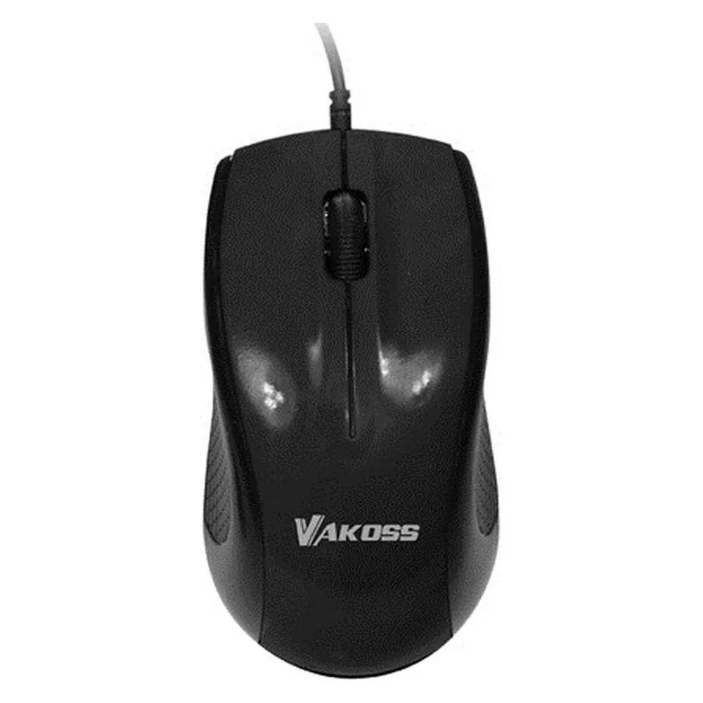 Maus Vakoss TM-481UK USB 1200DPI Schwarz 3 Tasten 1