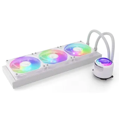 Flüssigkeitskühlung Valkyrie Jarn 360 ARGB 360mm 3 Lüfter Weiß