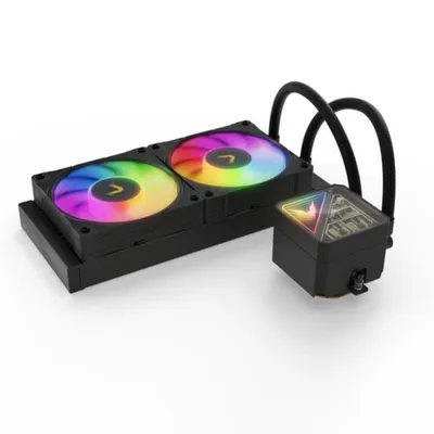 Refrigeración Líquida Valkyrie V240 Lite 240mm 2 Lüfter LED Schwarz