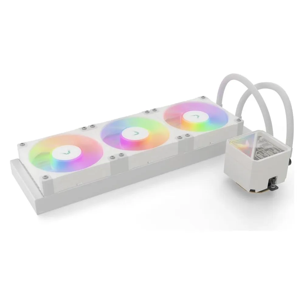 Flüssigkeitskühlung Valkyrie V360 Lite 360mm 3 Lüfter LED Weiß