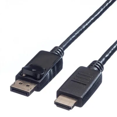 Adapter VALUE 11.99.5782 DisplayPort HDMI 3 m Schwarz