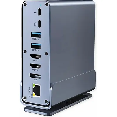 Docking Station USB-C 16-in-1 Value 4K60 HDMI DisplayPort Gigabit Ethernet