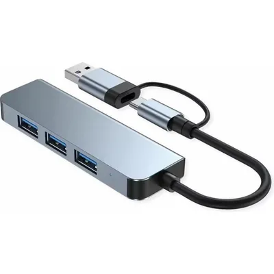 Hub Value 4 Ports 5 Gbps Modell 12.99.1145 mit aktiver Stromversorgung