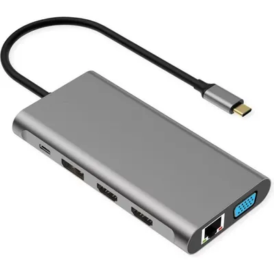 Value Dockingstation USB-C 4K 100W Power Delivery Gigabit Ethernet