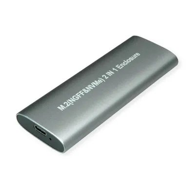 Externe Box Value 16.99.4132 M.2 Aluminium Silber USB Type-C 3.2 Gen 2