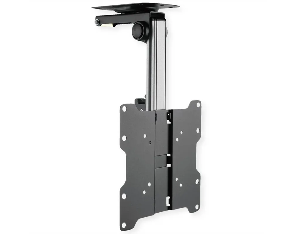 VALUE Monitor-Halterung TV-Deckenhalterung, (bis 37 Zoll, klappbar, 17-37 Zoll, bis 20 kg)