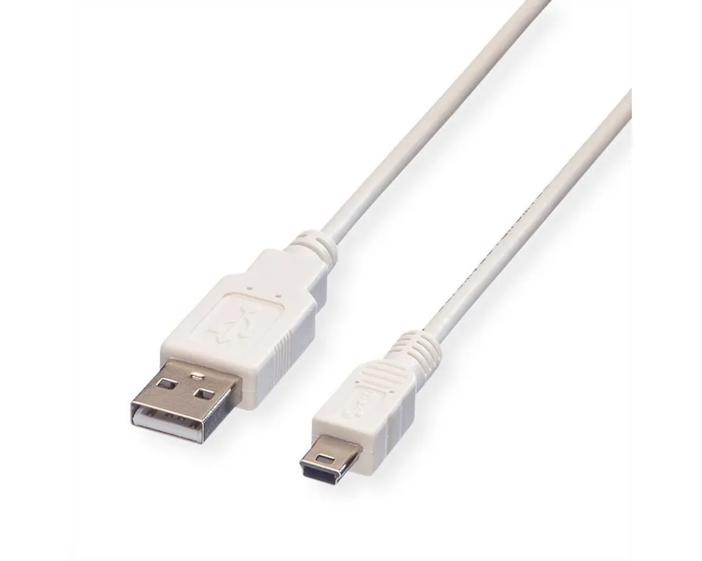 VALUE USB 2.0 Kabel USB-Kabel, USB 2.0 Typ A Männlich (Stecker), USB 2.0 Typ 5-pin Mini Männlich (Stecker) (300.0 cm), Typ A - 5-Pin Mini