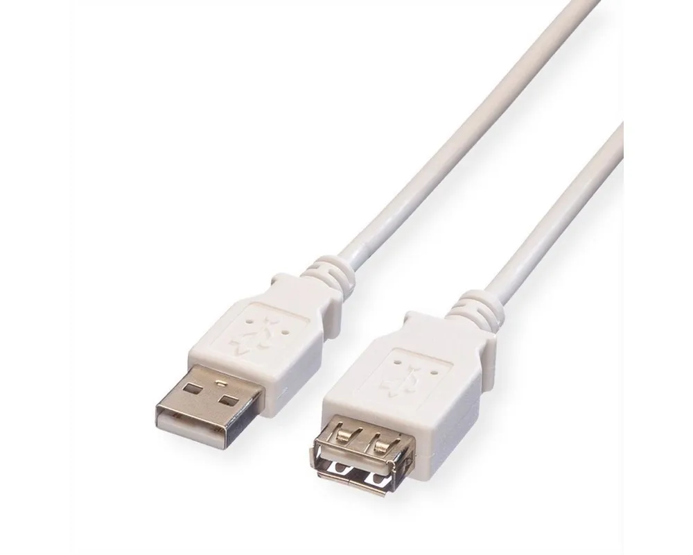 VALUE USB 2.0 Verlängerungskabel USB-Kabel, USB 2.0 Typ A Männlich (Stecker), USB 2.0 Typ A Weiblich (Buchse) (180.0 cm), Typ A-A, ST/BU