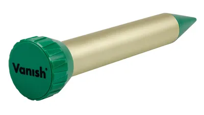 Vanish Maulwurfvertreiber MVT-1, Vibration, max. 1250 m² Wirkungsbereich, Batteriebetrieb, IP55